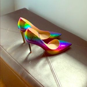 Inc brand rainbow shoes